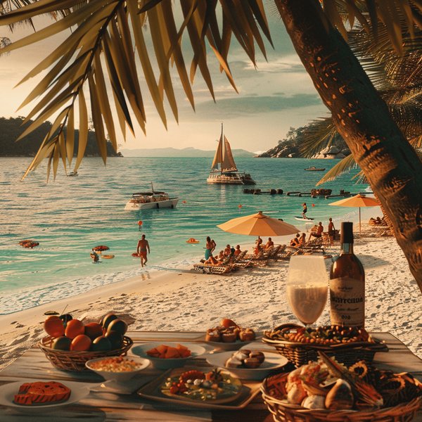 Détente et saveurs à la plage de la datcha